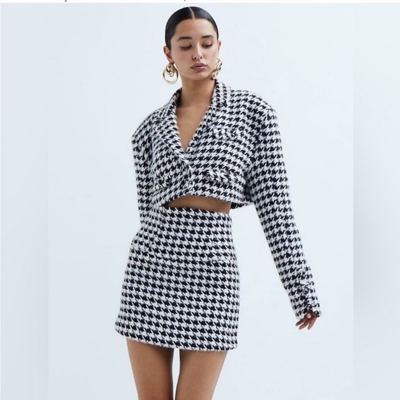 For Love & Lemons Bonnie Cropped Blazer NWT size M - Picture 1 of 11